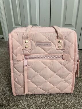 Quilted Pink Lunch/Baby Bottle Bag